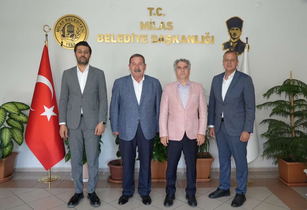 Kaymakam Karagül'den Başkan Topuz'a İadei-i Ziyaret 3
